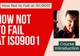 Now Available on Udemy: How not to Fail at ISO9001